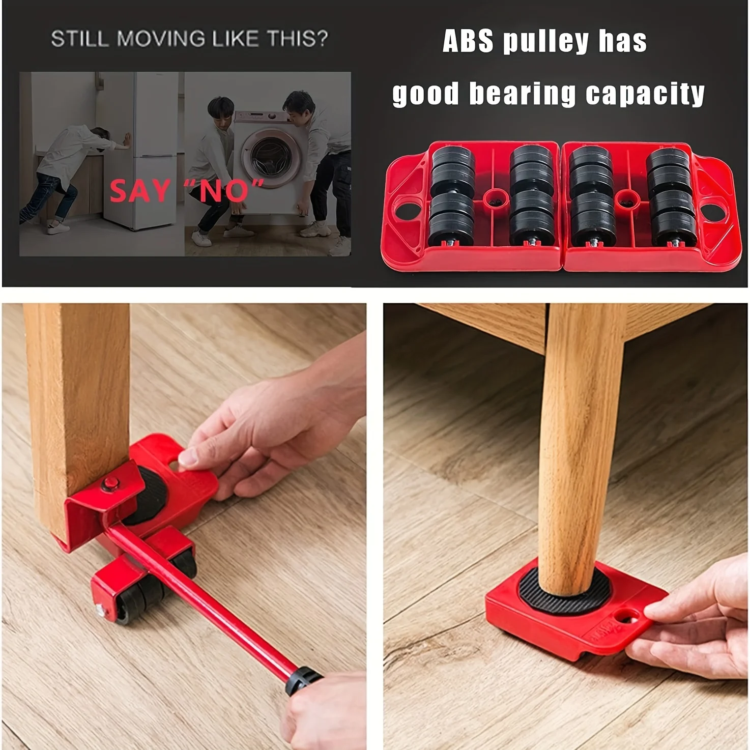 KARP Furniture Lifter Tool Transport Heavy Duty Appliance Rollers