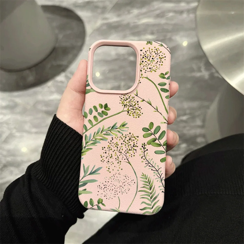 Fern Fronds Silicone Matte Phone Case Cover