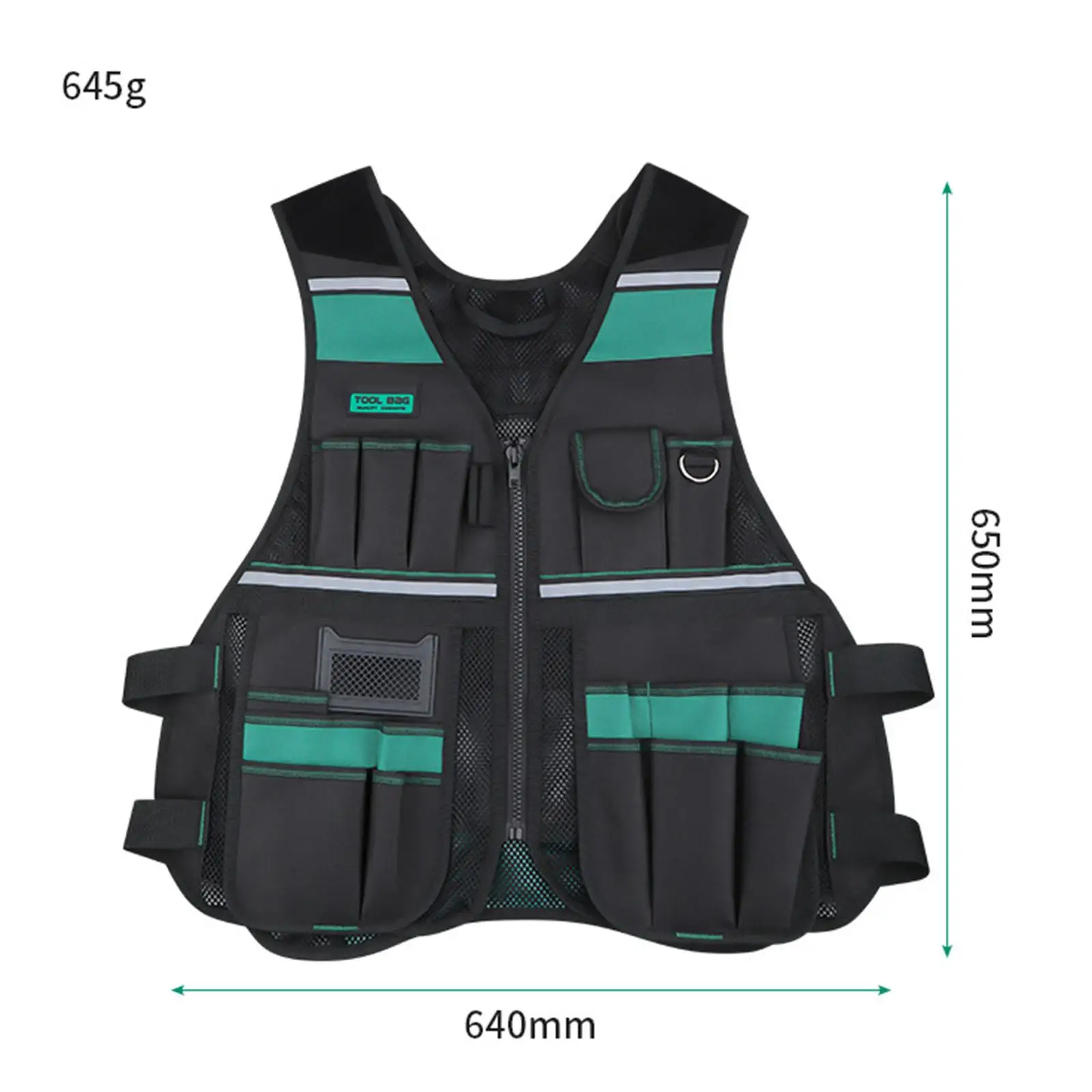 Electrician Tool Vest Waterproof for Woodworking Labor Insurance Maintenance