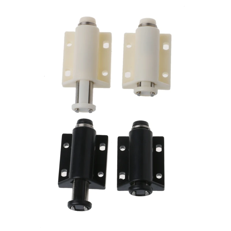Magnetic Cabinet Catches Door Catches Magnetic Cabinet Latches Cabinet Door Latch 2 Pcs Magnetic Push for LATCH Self-locking Device Push to Open Catch Loc