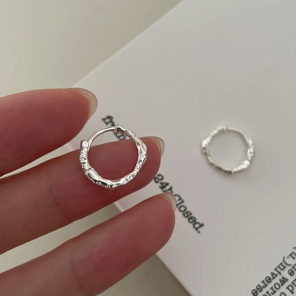 925 أقراط من الفضة الاسترليني مزاجه بسيط للنساء اك...