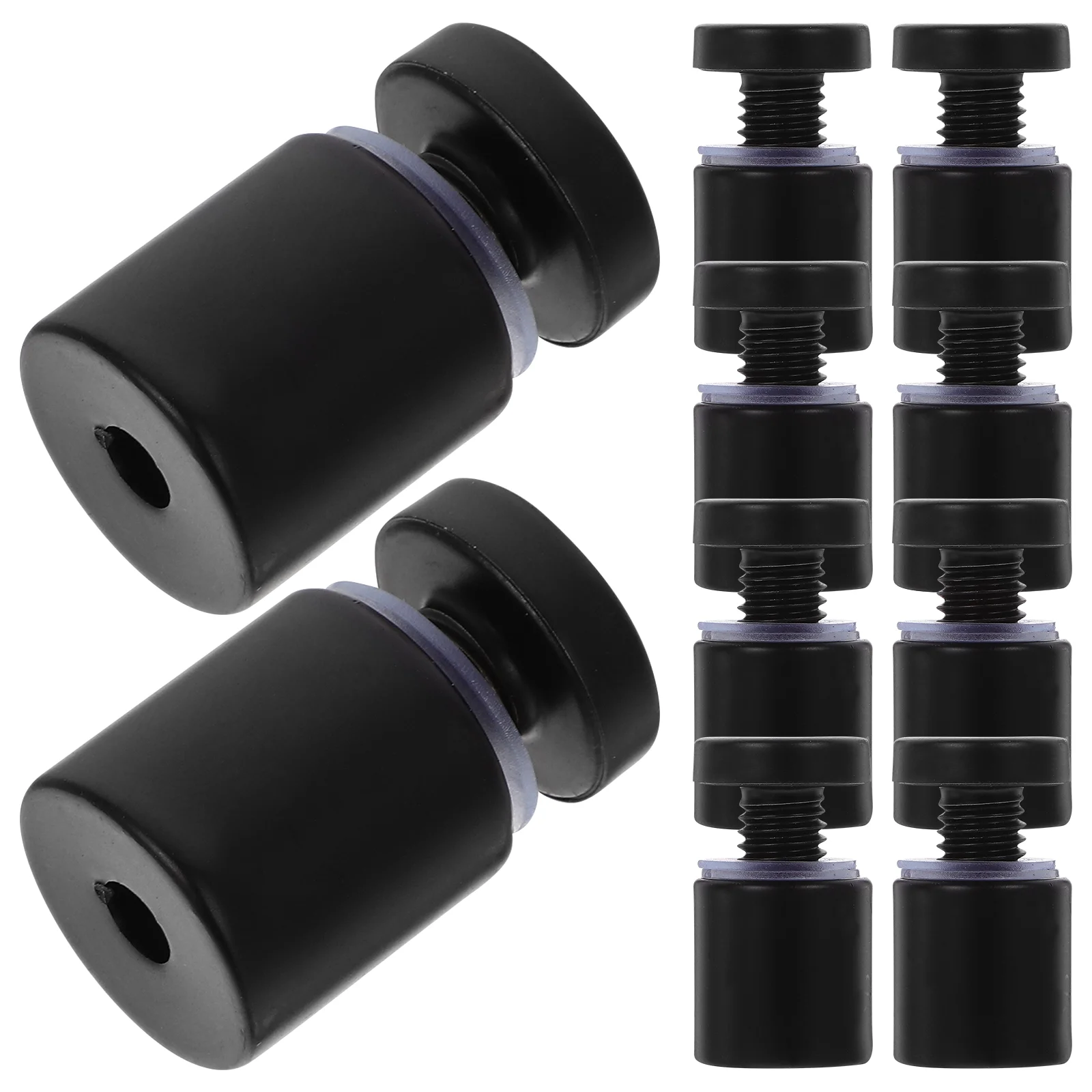 

10 Pcs Wall Sign Mounting Hardwares Advertisement Screws Stainless Steel Standoff Metal Signs Brackets Mounts for Picture Frame