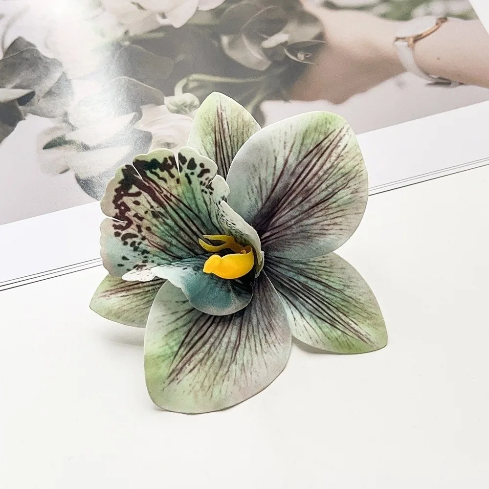 Tropical Bloom Hair Clips - Bohemian Magnolia Style Hair Barrettes