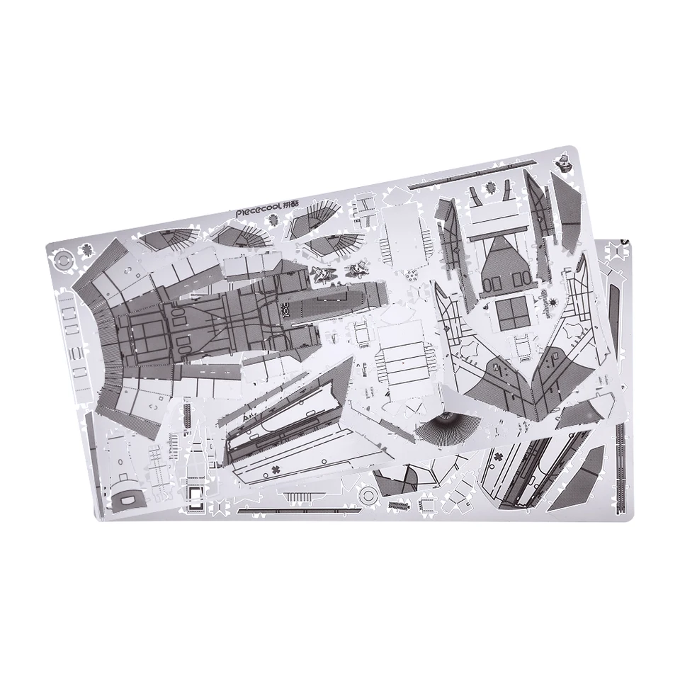 Piececool 3D Metal Puzzles for Adult Tornado Fighter Jets DIY Toy