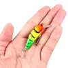 Fishing Lure 6.5g/5cm Sinking Minnow Peacock Bass Fishing Bait with 2 Trible Hook 5