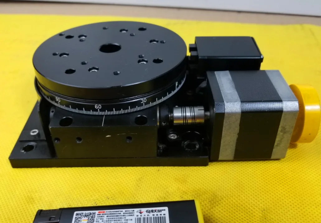 Suruga Seiki High-precision rotary table100mm table electric indexing plate worm gear and worm 180:1 rate