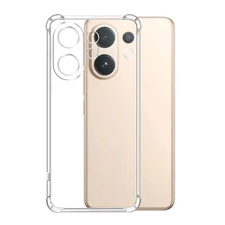 Transparent Shockproof Silicone Phone Case - Soft Protective Cover for VIVO V60E (Shockproof Case)