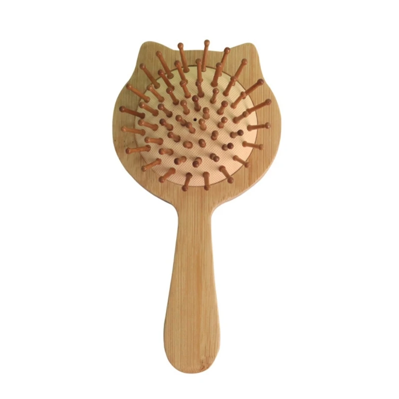 

Baby Hair Brush Bamboo Hair Comb Toddler Bathing Head Brush Newborn Head Massager Brush Kids Hair Grooming Comb