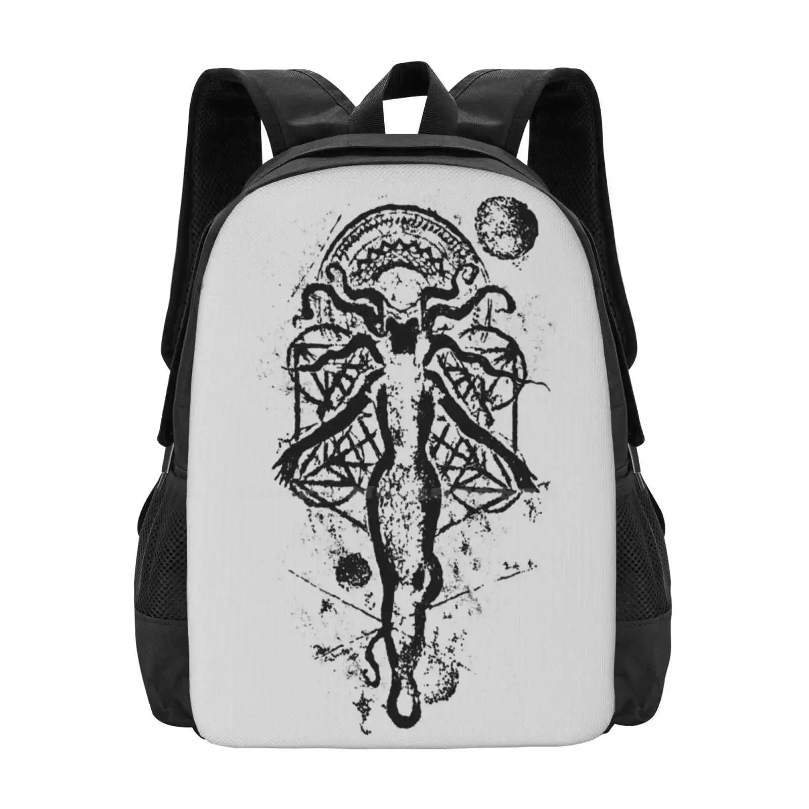 

Darkhold Witch Of Chaos 3D Print Design Backpack Student Bag Wanda Scarlet Witch Elizabeth Olsen Lizzie Olsen Cinematic