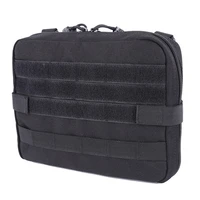 Outdoor Molle Admin Pouch 1000D Tough Nylon EDC Utility Pouches Tools Bag EMT Utility Map Pocket for Hunting CS 2
