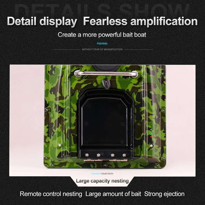 Super Large Capacity 500m Remote Control Carp Fishing Bait Boat From China