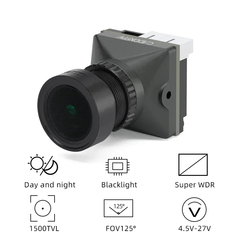 Caméra FPV Caddx Ratel Pro 1500TVL Blacklight : Pour Des Vols De Nuit Ou De Jour, Ultra Nette !