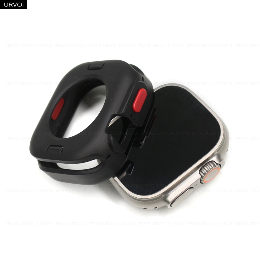 URVOI  ġ Ʈ 2 ø Ŀ, 9, 8, 76 Ʈ TPU ̽, ⵵ Ʈ , ̿ġ ȣ, 49mm ׼