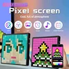 LED Smart Pixel Display Night Light Smart APP Control RGB Programmable Matrix Screen DIY Text Animation Graffiti Home Gift 1