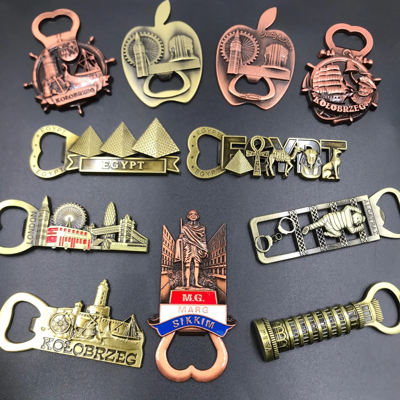 Fridge Magnet Beer Opener Kitchen Accessories Ancient Egypt Souvenir magnetic fridge magnets refrigerator decor