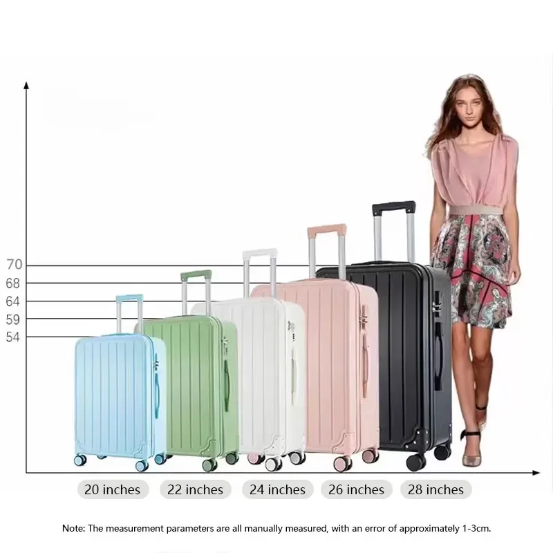 2023 New Suitcase for Male and Female Students Luggage 20 