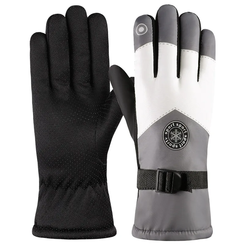 Men Waterproof Winter Cycling Gloves Windproof Outdoor Sport Ski Gloves Bike Bicycle Scooter Riding Motorcycle Keep Warm Gloves