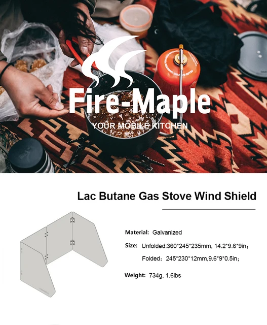 Foldable Windshield Camping | Camping Cooking | Butane Plate | Gas Stove - Butane  Gas Stove - Aliexpress
