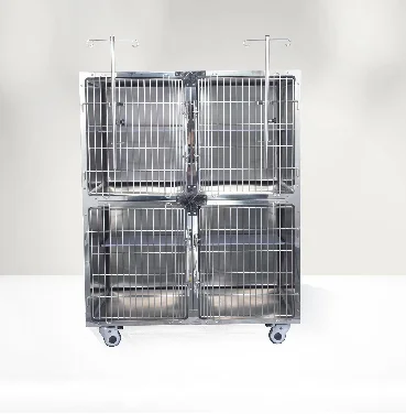 

Hot Selling Veterinary Equipment Cage Cat Veterinary Dog Cat Pet Stainless Steel Veterinary Cat Trap Cages