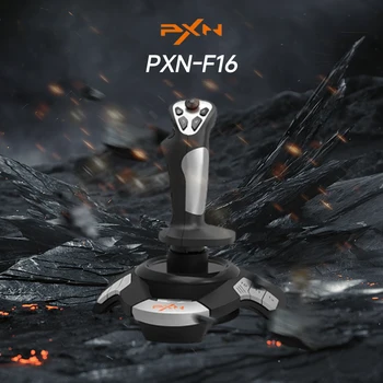 PXN F16 Aviation Certification Simulated Flight Stick Joystick Microsoft Simulation Competition Teaching Special for Window PC