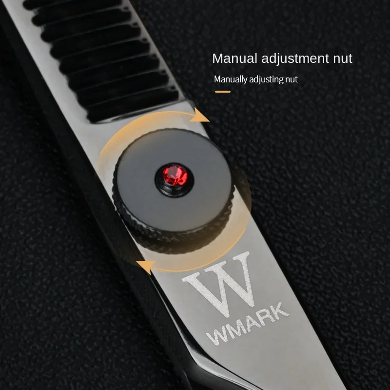 WMARK Professional Barber Scissors 6" Stainless Hairdressing Scissors Cutting Shears Thinning Shears Hair Scissors Styling Tool 6