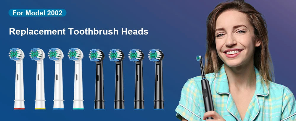 Description Picture 2 of itemReplacement Toothbrush Heads Rotating Electric Toothbrush Nozzles Replacement Brush Heads 4/8/16PCS Electric Toothbrush Heads