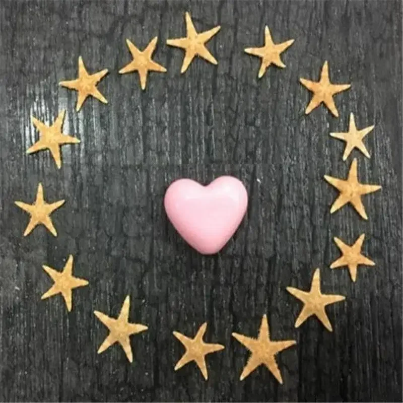 50 pcs 2-3cm starfish shell beach crafts natural starfish wedding decoration crafts home furnishings, natural shell ornaments, resin starfish ornaments