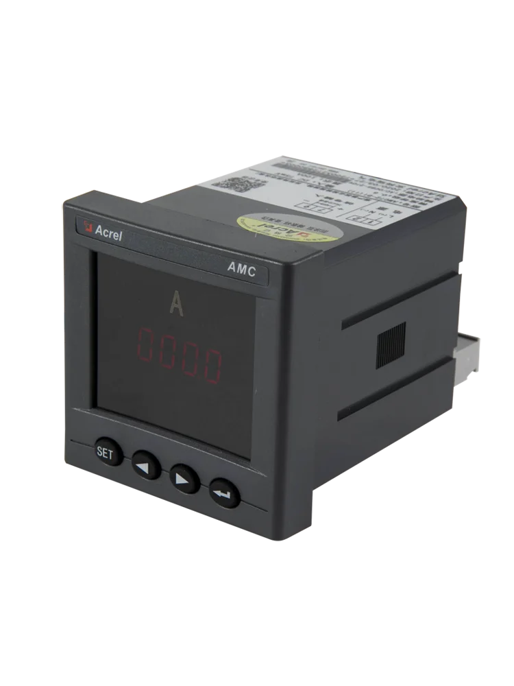 

Acrel AMC72L-DI LCD display DC programmable ammeter Accuracy level 0.5 cut out 67*67mm panel size 75*75mm