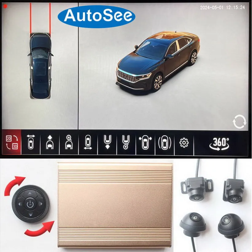 

for Chery Arrizo 3 5 plus 6 pro 7 8 car 360 degree camera 3D bird Panoramic view front rear side surround parking reverse system