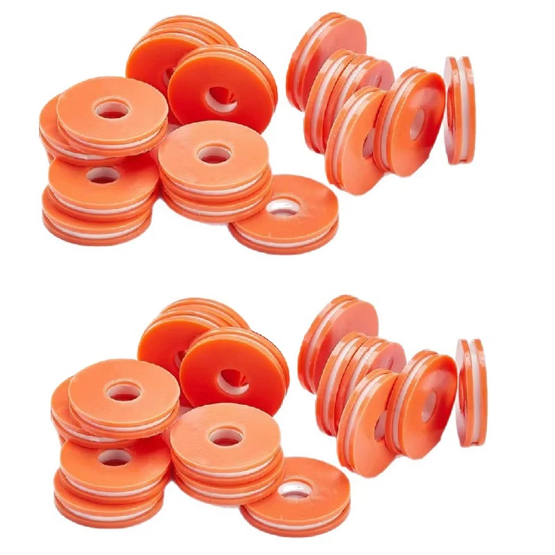 Lot de 32 pièces de supports d'hélice orange pour drone DJI, câble flexible visible.