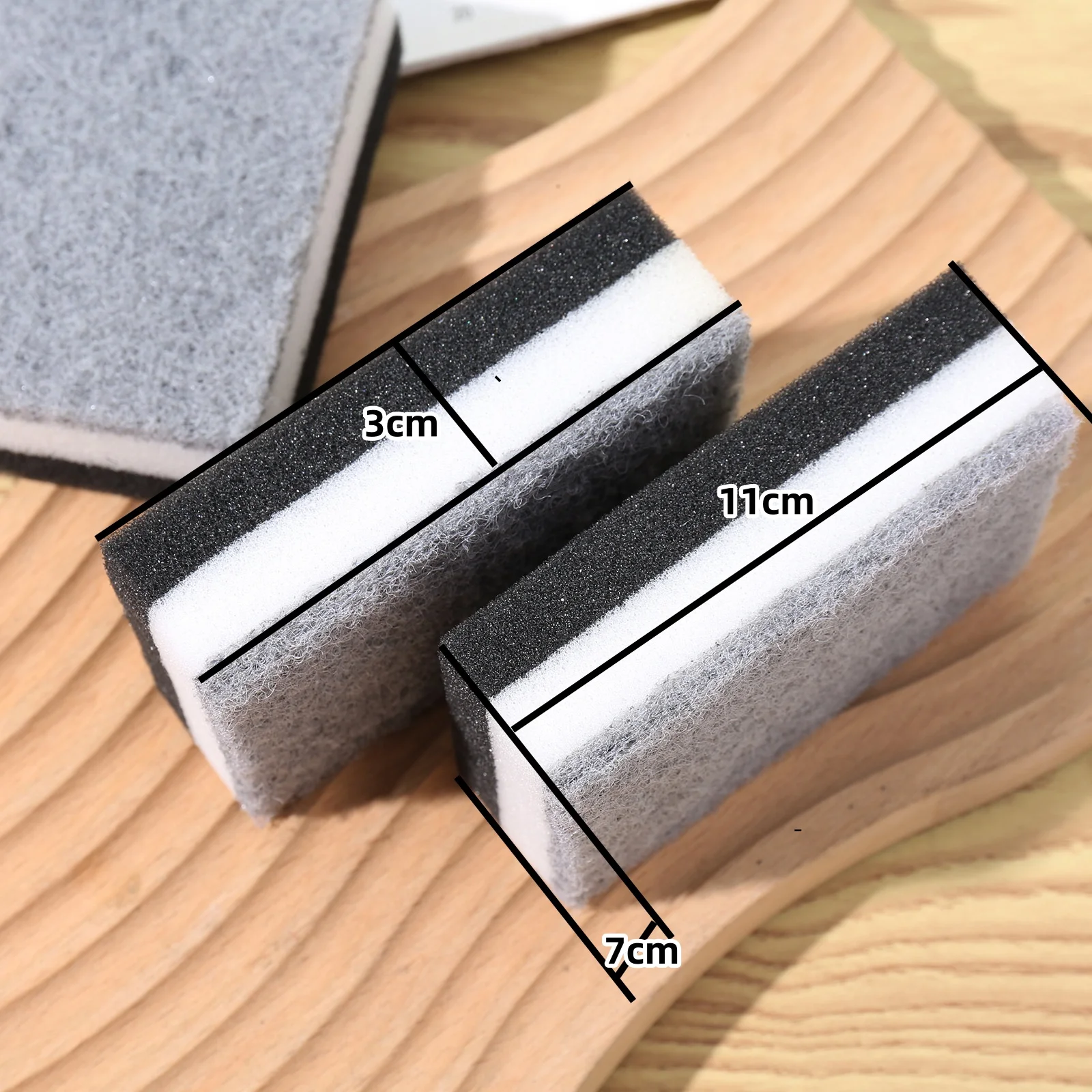 Sandy Three-layer Composite Sponge Wipe