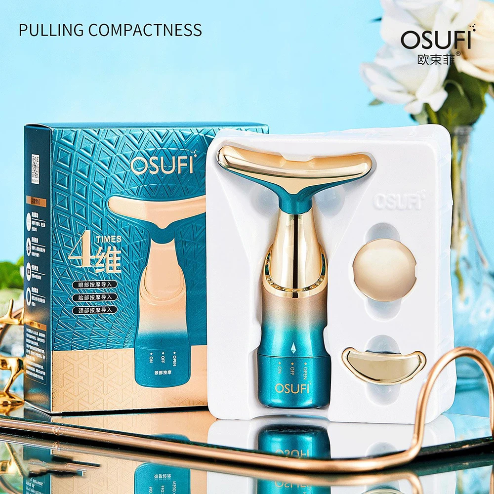 OSUFI Facial Multifunctional Face Massager Neck Care Facial Eye Lifting Massage Microcurrent Anti Wrinkle Rejuvenation Skin Care