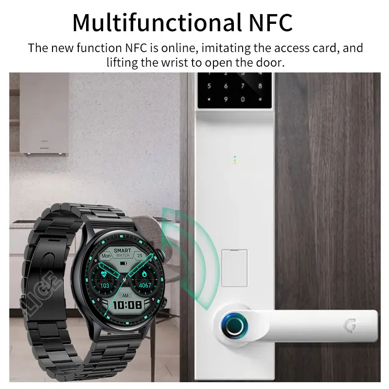 LIGE NFC v2.0 - Always-on Screeen Smartwatch - LIGE Watches