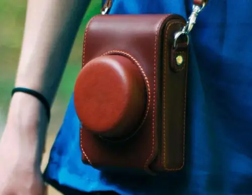 Per Panasonic Lumix Dmc-Lx7 Lx5 Leica D-Lux6 Lux5 Custodia Protettiva Per Custodia In Pelle Per Fotocamera