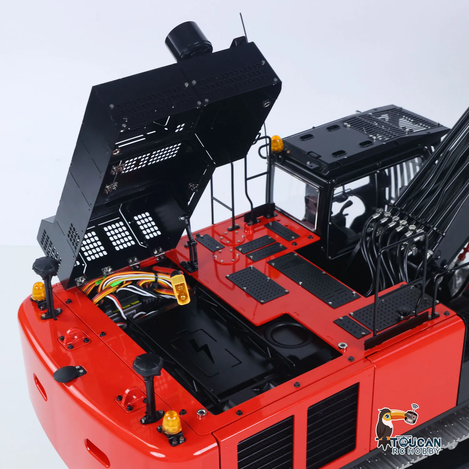 LESU ZX490 Aoue 1/14 KIT RC Hydraulic Excavator CNC Metal Remote