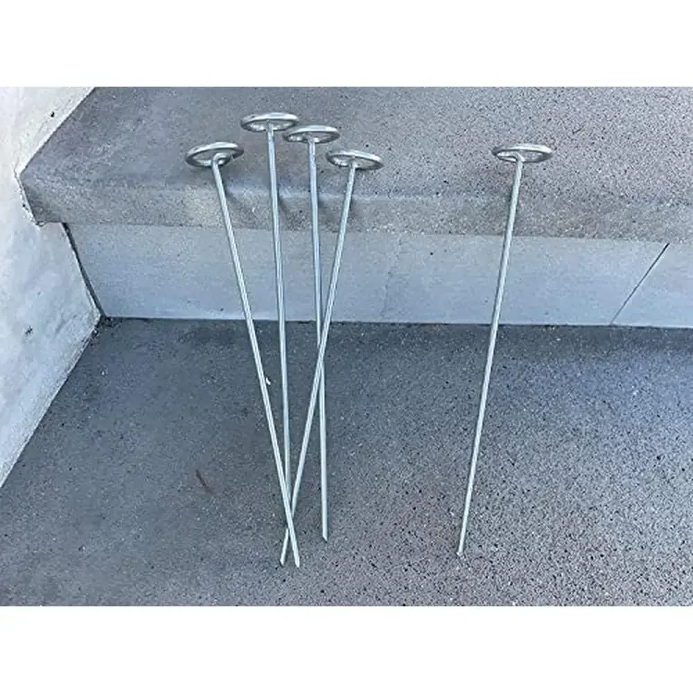 6" Circular Landscape Staples Industrial Grade Steel Holds 10X Better Made in USA (300 Pcs)
