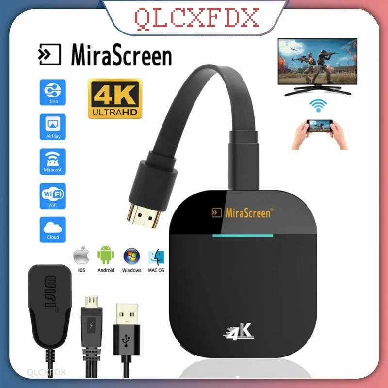 Mirascreen G5 2.4g 5g 4k Wireless Hdmi-compatible Dongle Stick Miracast Airplay Receiver Wifi Dongle Mirror Screen - Tv Stick - AliExpress