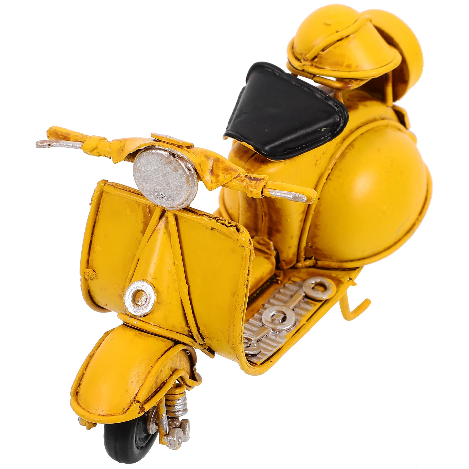Vintage Mini Metal Motorcycle Retro Home Desktop Decor 