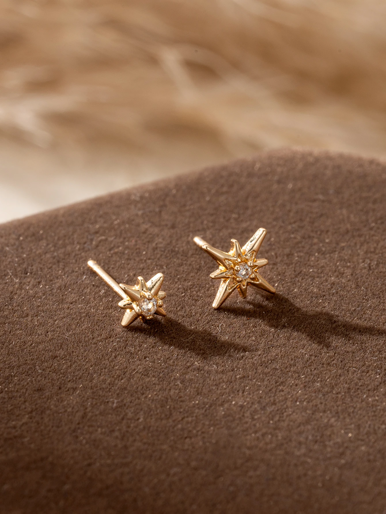 Copper Jewelry Earrings Cz Plated Minimalist