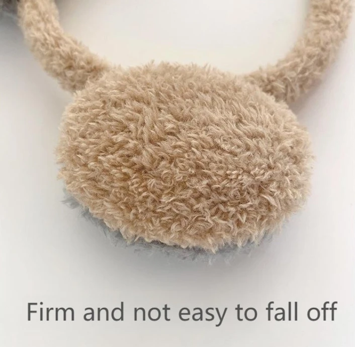 Women's Coral Fleece Cat Ear Headband - Ultra-Soft Skincare & Makeup Accessory,  Non-Slip  Design for  At - Home  Use