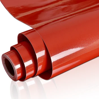 טפטים לארונות מטבח - Shiny Red, 2m x 80cm