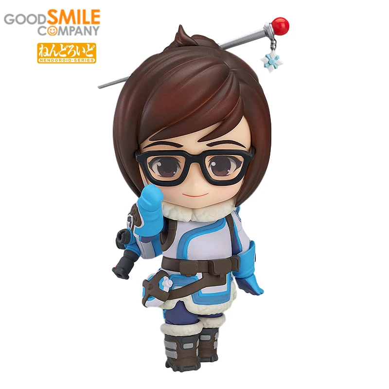 

GoodSmile Original Genuine NENDOROID GSC 757 OVERWATCH Mei Classic Skin Edition Action Anime Figure Doll Model Display Collect