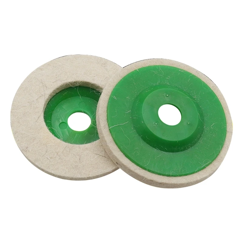 

6Pcs Wool Polishing Wheel Disc Buffing Wheel for 95/100 Grinder Wool Felt Polishing Wheel for Metal Marble Wood