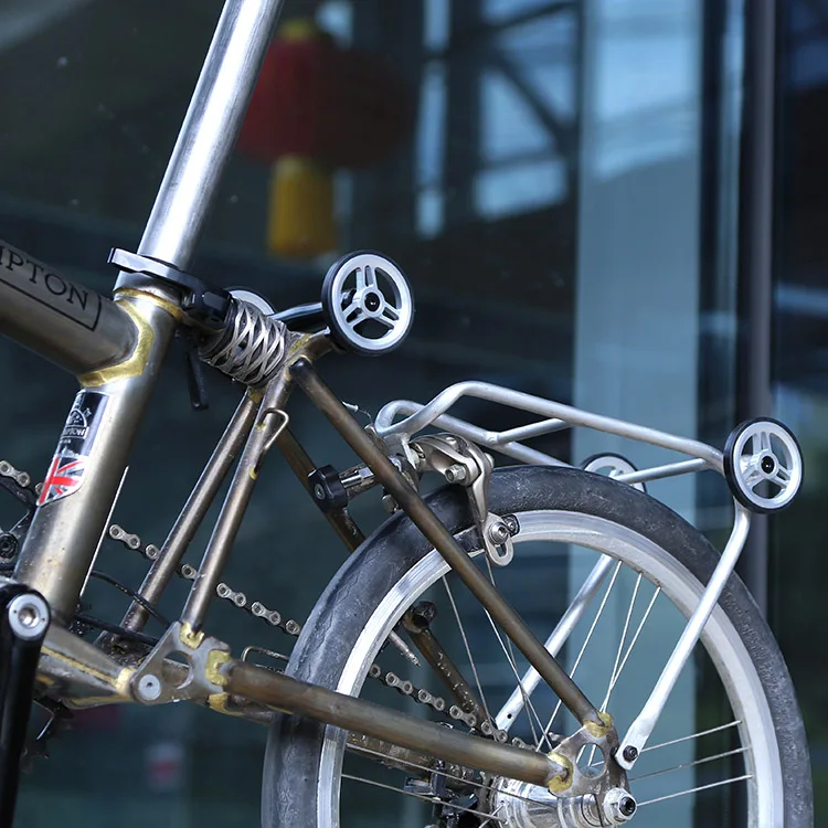 Acrz 7075 Lega 1 Paio 60Mm Easywheel Per Bulloni In Titanio Per Bici Brompton