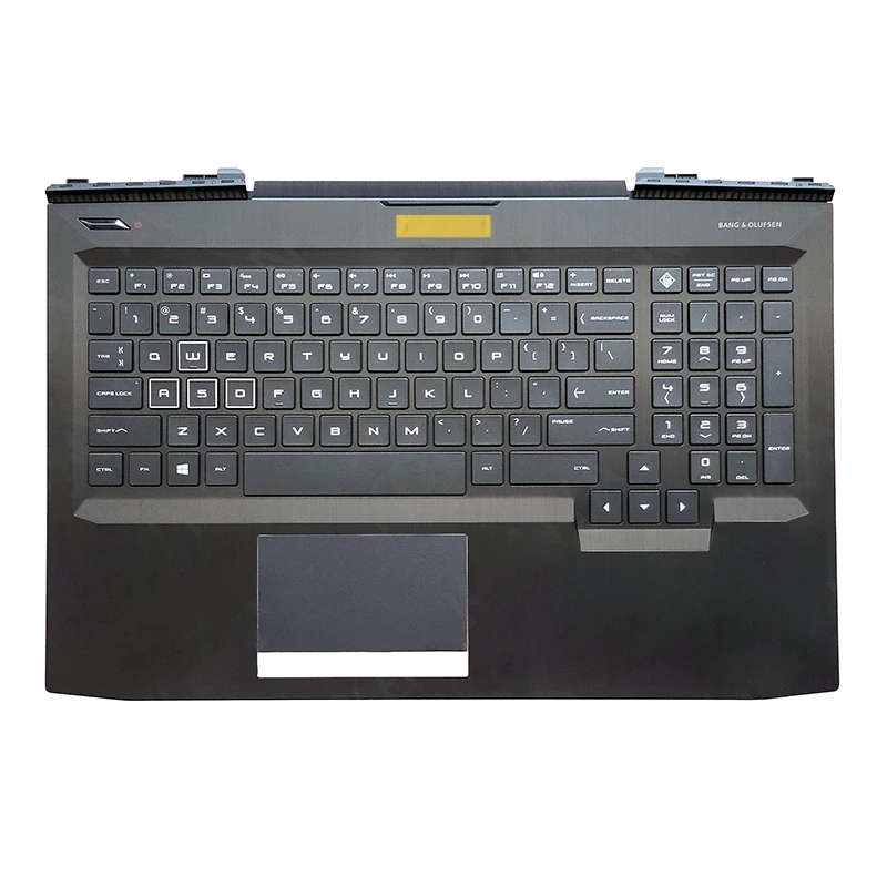 For HP 15-CE TPN-Q194 upper cover palm rest case backlight keyboard touchpad L20535-001
