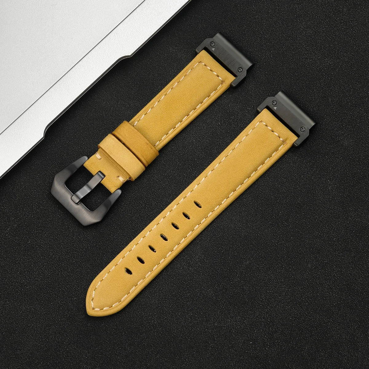 Premium Genuine Leather Quickfit Watchband Strap – 26mm & 22mm