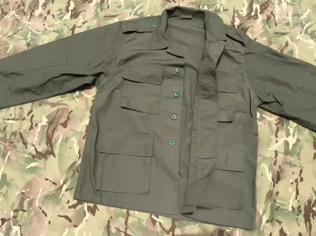 Army Uniform Kit TACTICAL TOM TCU style BDU version RG cavalry green training suit combat suit Long sleeved + Long pants