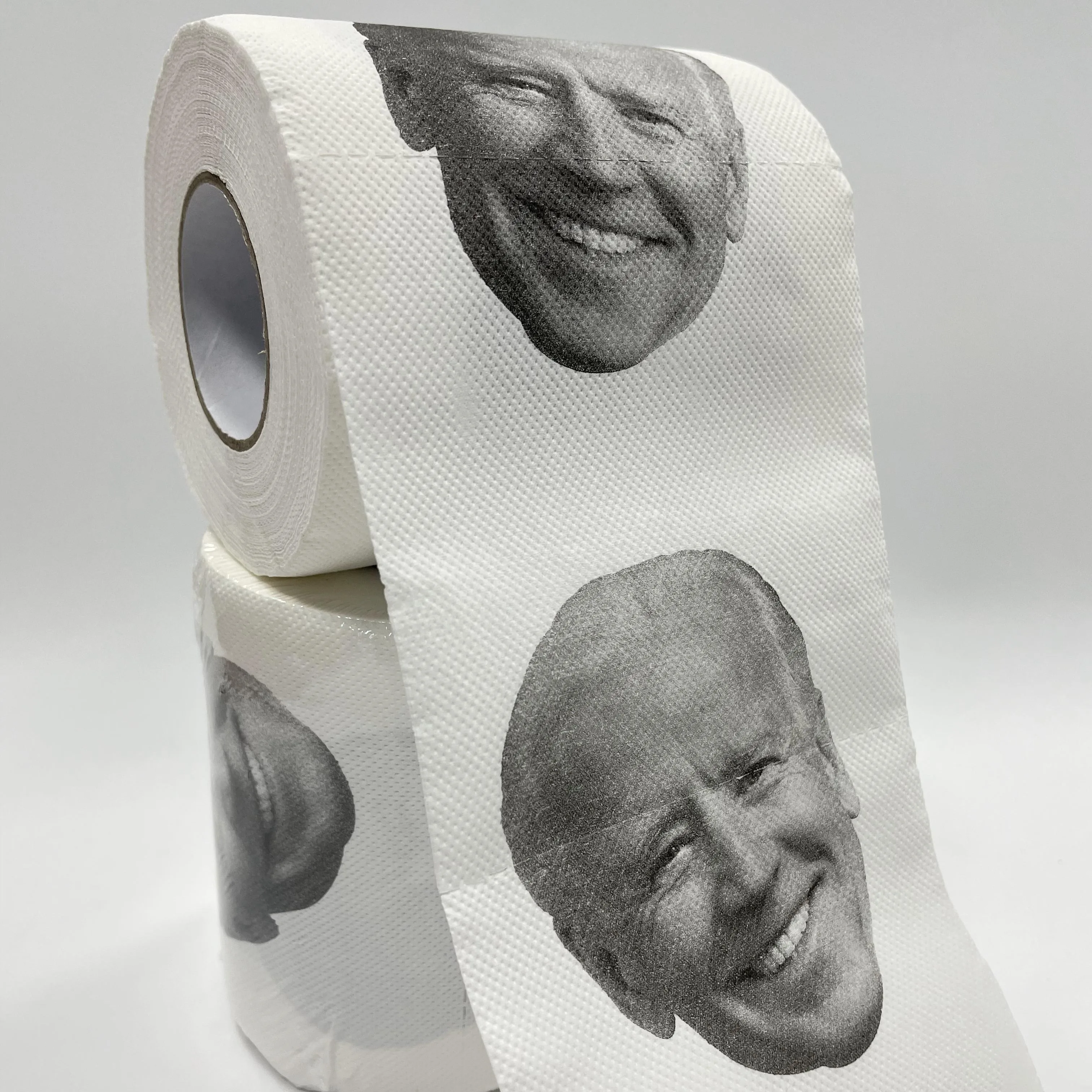 Novelty Printed Facial Tissue Paper Roll, 10 Rolls, Fun Party Festive Decor, Original Virgin Wood Pulp