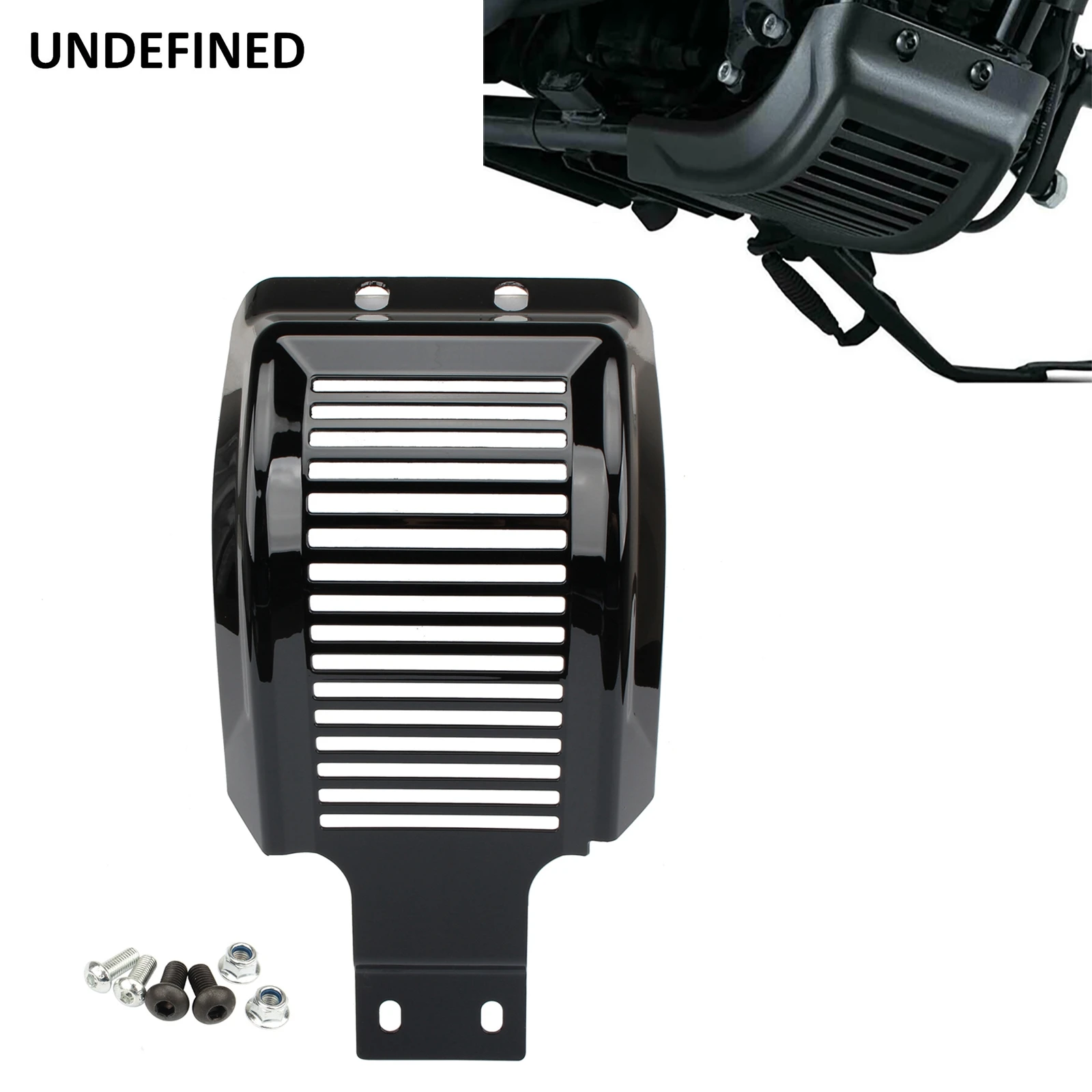 

Motorcycle Skid Plate Engine Guard Chassis Protective Cover For Harley Sportster XL 1200 883 Iron883 Black/Chrome ABS Plastic