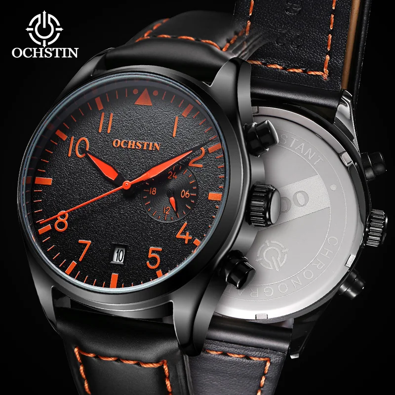 OCHSTIN men's watches multifunction quartz movement personality trend new 2024 pilot series men's quartz watches